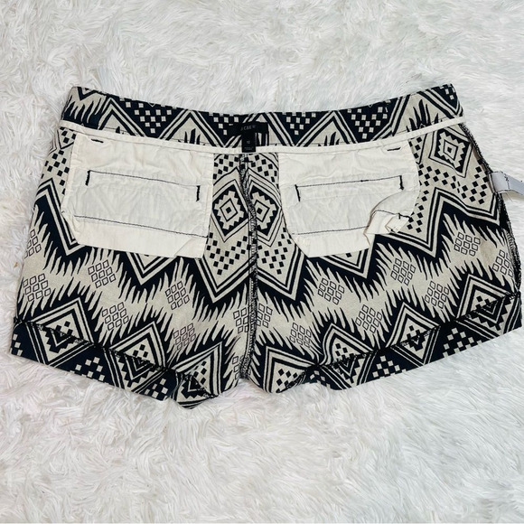 EUC J. Crew Textured Allover Print Chino Shorts 12 Diamond Ikat - Picture 11 of 15